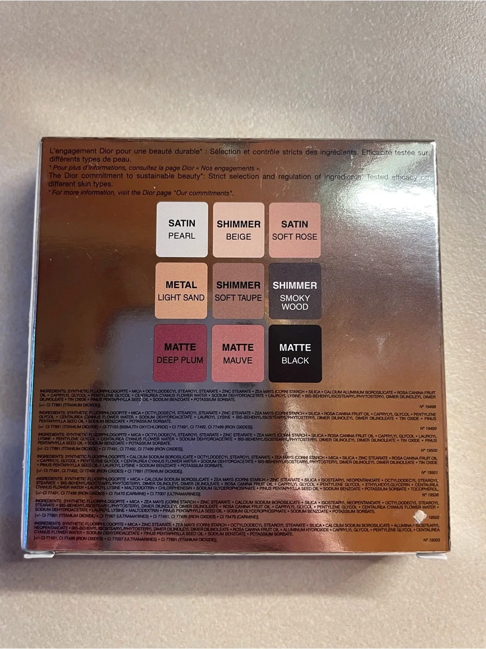 Dior Backstage 9-Color Eyeshadow Palette